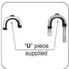 "U" piece supplied