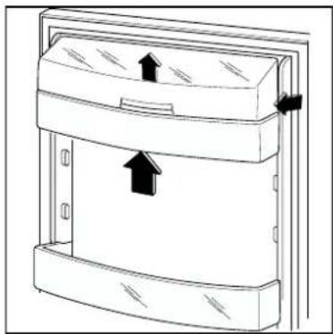 Zanussi-Electrolux ZRB2520SR - Positioning the door shelves - 2
