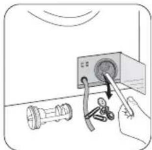 Zanussi-Electrolux ZWF 14280 S - Cleaning the pump - 3