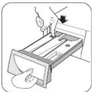 Zanussi-Electrolux ZWF 14280 S - Cleaning the dispenser drawer - 1