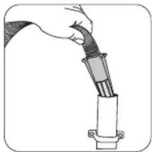 Zanussi-Electrolux ZWF 14280 S - Into a drainage standpipe. - 4