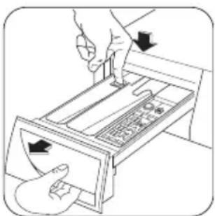 Zanussi-Electrolux ZWC 7050 W - Cleaning the dispenser drawer - 1