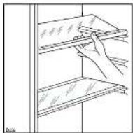 Zanussi-Electrolux ZENB2920 - Positioning the inner shelves - 1