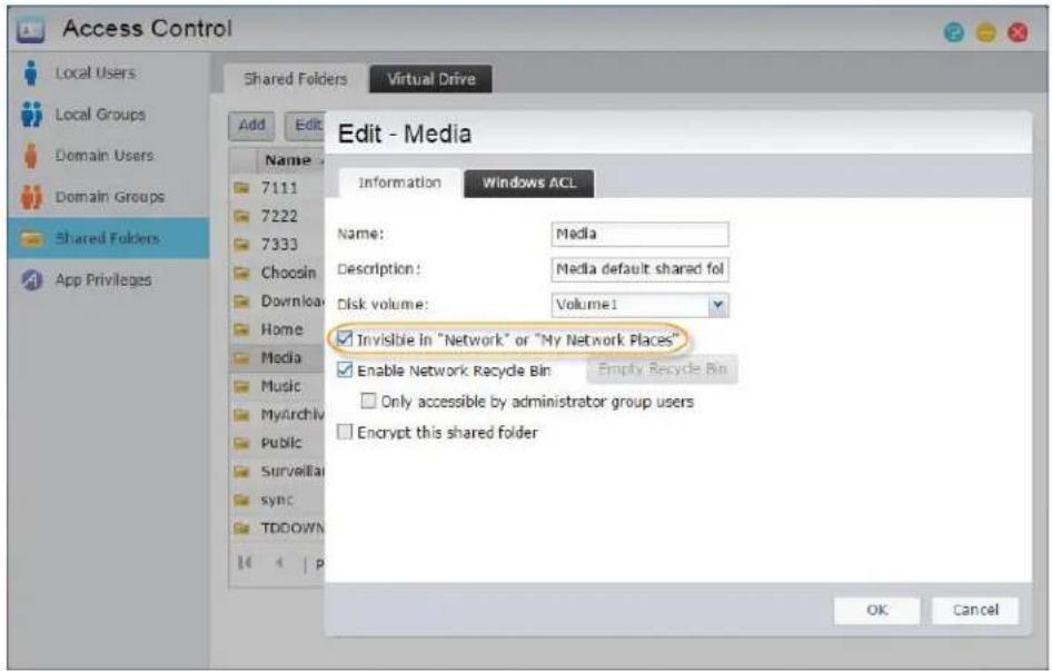 Asustor AS7012RX - Shared Folders - 2