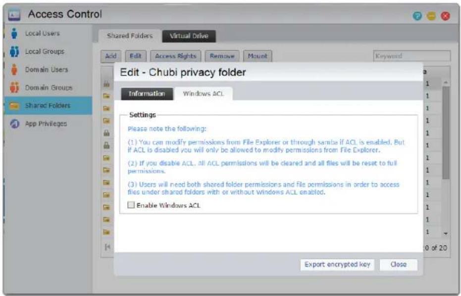 Asustor AS7012RX - About Shared Folders - 1