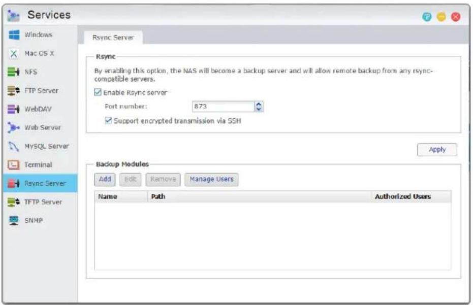 Asustor AS7012RX - Rsync Server - 1