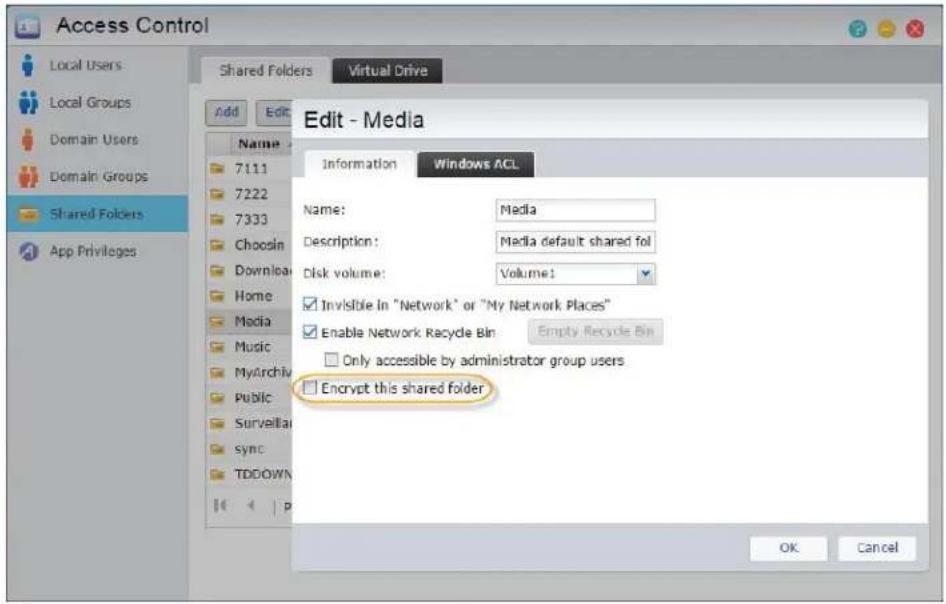 Asustor AS7012RX - Shared Folders - 4