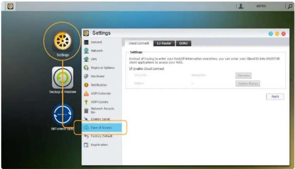 Asustor AS7009RX - Logging in to ASUSTOR Data Master - 4