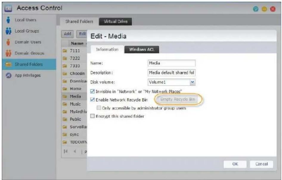 Asustor AS7009RX - Shared Folders - 3