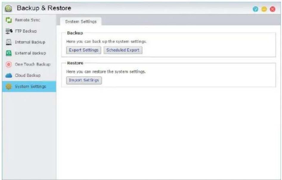 Asustor AS7009RX - System Settings - 1