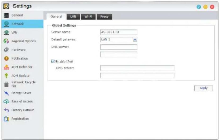 Asustor AS7009RX - Note: This function may differ depending on the NAS model in use. - 1