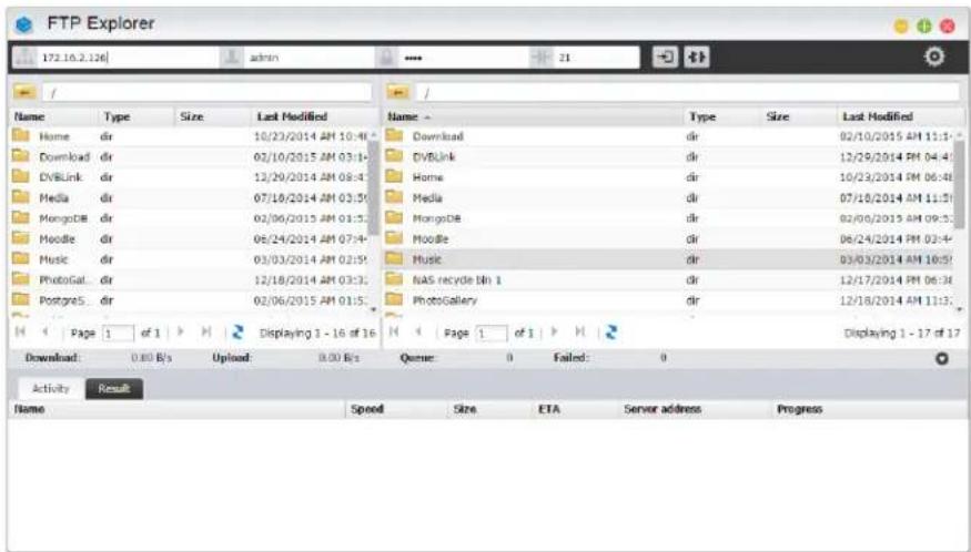 Asustor AS7009RX - FTP Explorer - 1