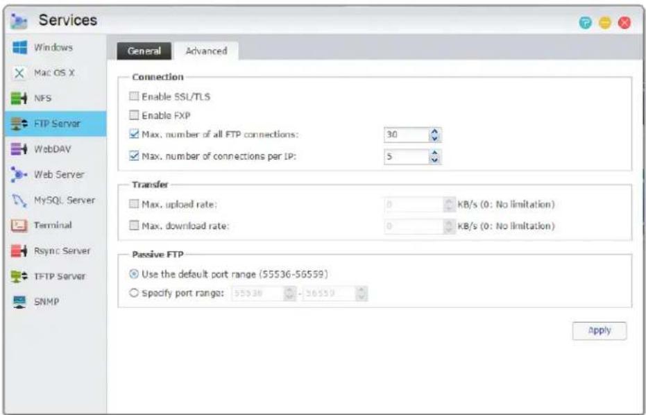 Asustor AS7009RX - FTP Server - 2
