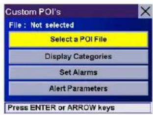 MAGELLAN RoadMate 3050T - Select Display Categories. - 1
