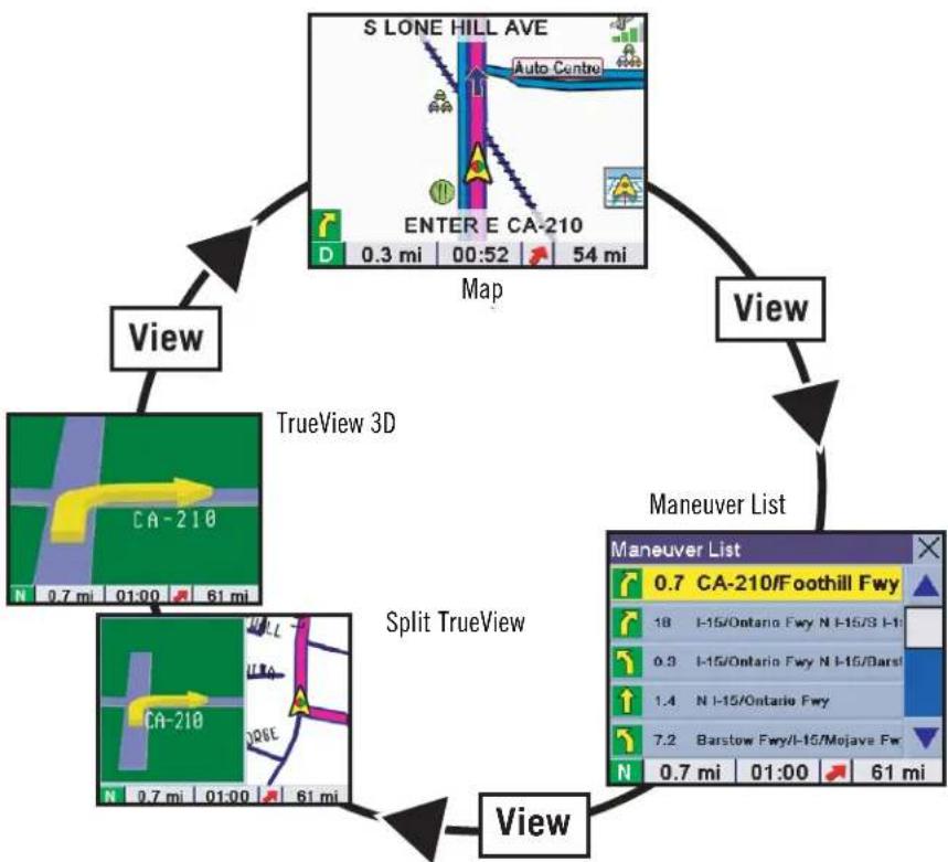 MAGELLAN RoadMate 3050T - Guidance Information Screens - 1