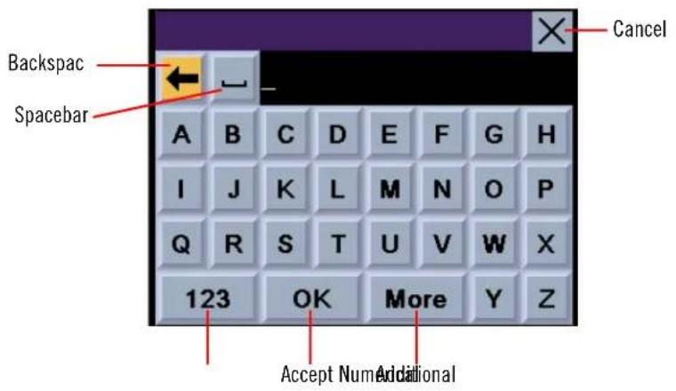 MAGELLAN RoadMate 3050T - Inputting Text Characters - 1