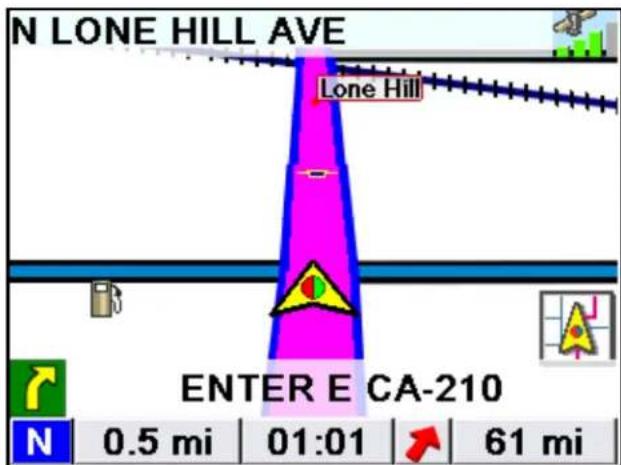 MAGELLAN RoadMate 3050T - Changing from 2D to 3D Map View - 1