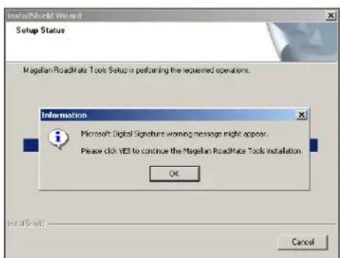 MAGELLAN RoadMate 3050T - Installing the Software - 3
