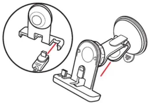 MAGELLAN RoadMate 2036T-LM - Securing the Car Cradle - 1