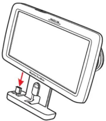 MAGELLAN RoadMate 2036T-LM - Adjusting the Mount for Optimum Viewing - 1