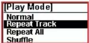 [Play Mode] Normal Repeat Track Repeat All Shuffle