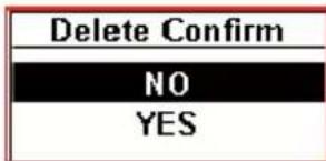Delete Confirm NO YES