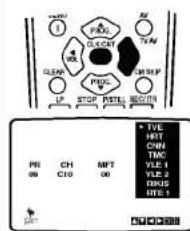 TVE HIT CNN TIM VLE 1 VLE 2 IRES RFE 3 PR CH MPT 00 CIO 00 STOP PEEI REGAIN