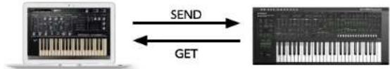 ROLAND PLUG-OUT SH-2 - Send/Get Memories - 1