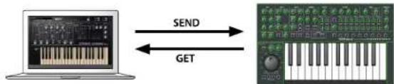 ROLAND PLUG-OUT SH-2 - Send/Get Memories - 1