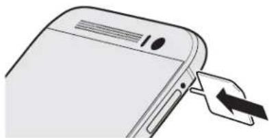 HTC One M9s - Inserting the microSD card - 1