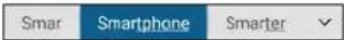 HTC One M9s - Entering text with word prediction - 1
