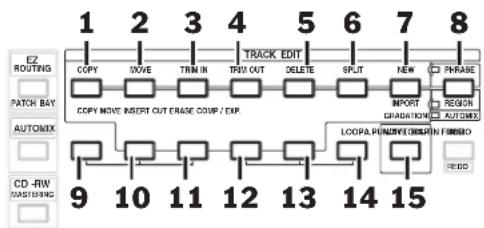 ROLAND VS-2480DVD - TRACK EDIT Area - 1