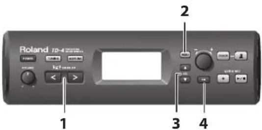 ROLAND TD-4S - Selecting the Parameters - 1
