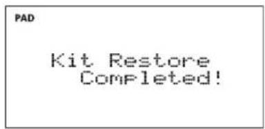ROLAND TD-4S - To execute the Restore operation, press the [OK] button. - 1