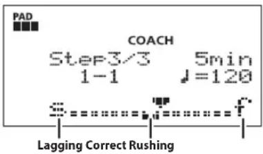 ROLAND TD-4S - Step 3: TimeCheck - 1