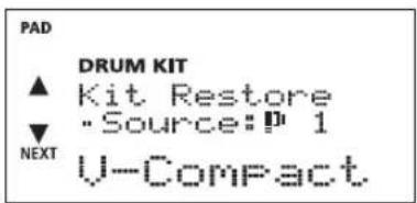 ROLAND TD-4S - Press the SEL [] button. - 1