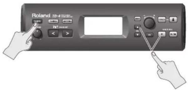 ROLAND TD-4S - Turning off Edit Lock - 1