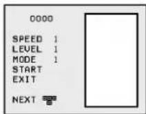 LG SCF20E20B - TETRIS game (option) - 2