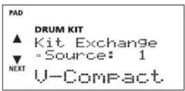 ROLAND TD-4SX - Press the SEL [] button. - 1