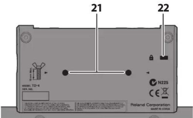 ROLAND TD-4SX - Bottom Panel - 1