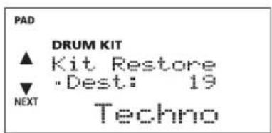 ROLAND TD-4SX - Press the SEL [] button. - 1
