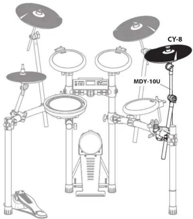 ROLAND TD-4SX - Adding a CRASH 2 cymbal - 1