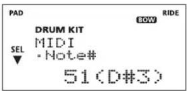 ROLAND TD-4SX - MIDI-related Settings - 2