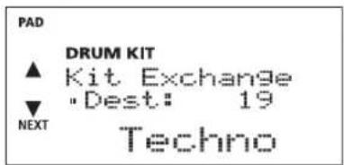 ROLAND TD-4SX - Press the SEL [] button. - 1