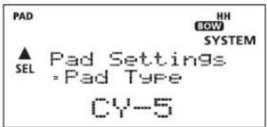 ROLAND TD-4SX - Press the [MENU] button so it's lit. - 2