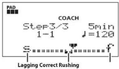 ROLAND TD-4SX - Step 3: TimeCheck - 1