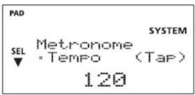 ROLAND TD-4SX - Press the [MENU] button so it's lit. - 2