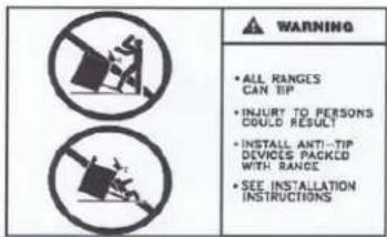 BlueStar RCS48SBV2L - Tip-Over Hazard - 1