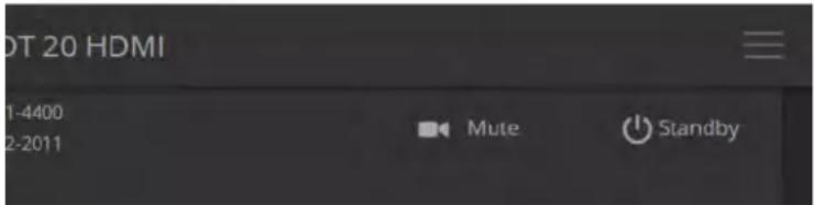 DT 20 HDMI 1-4400 2-2011 Mute Standby