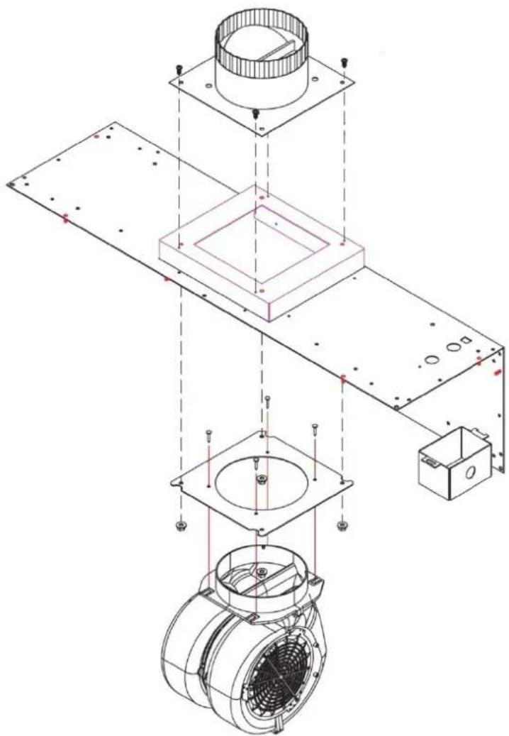 BlueStar IN042ML - WALL APPLICATION - 8" ROUND COLLAR - 1